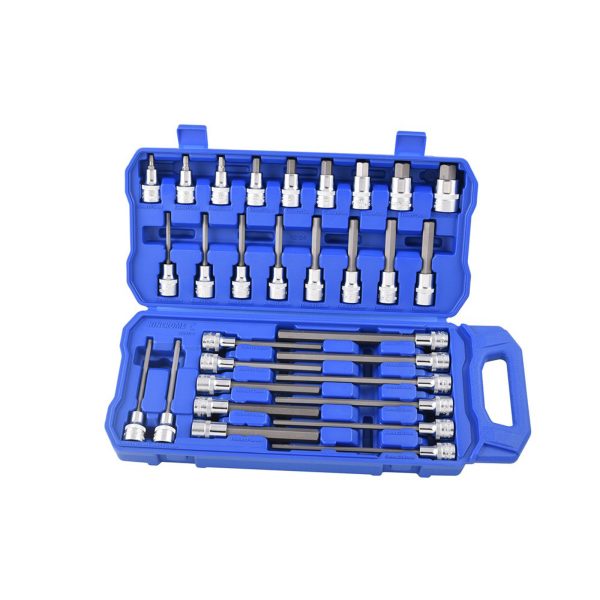 KINCROME K2124 30P 1/2DR METRIC HEX SCKET SET