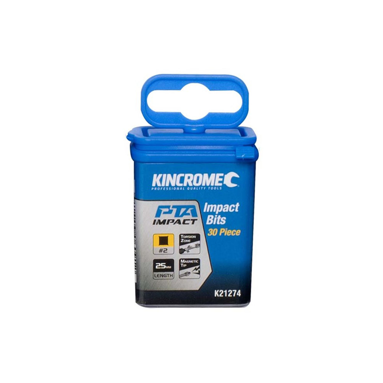 KINCROME K21274 IMPACT BIT SQ#2 25MM 30 PCK