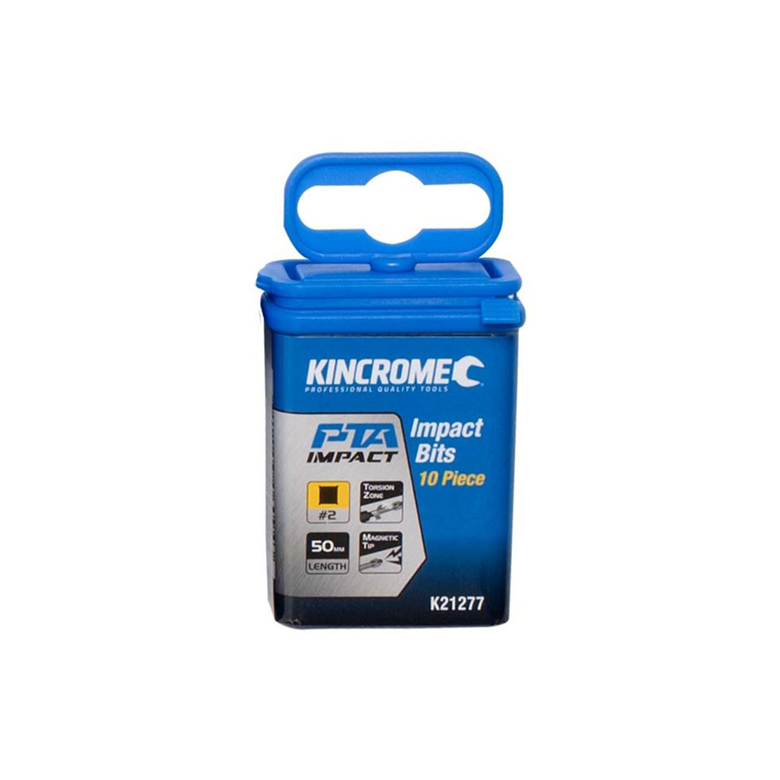 KINCROME K21277 IMPACT BIT SQ#2 50MM 10 PCK
