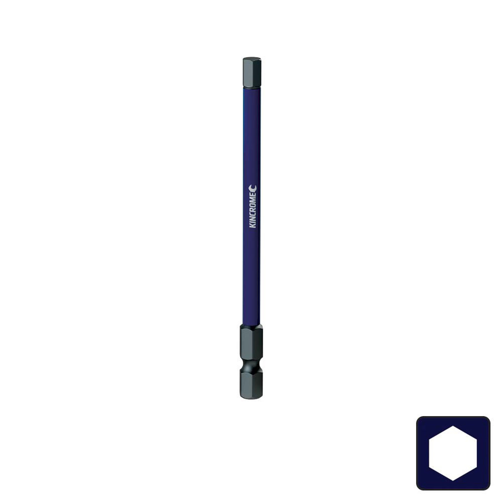 KINCROME K21308 IMPACT BIT HEX 2MM 100MM 1 PCK