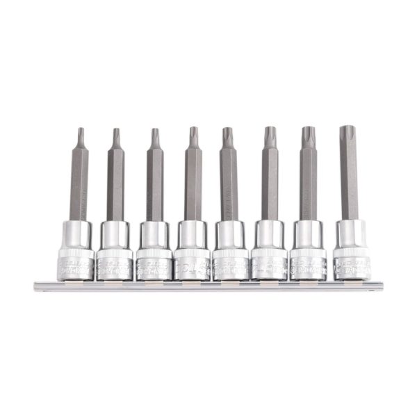 KINCROME K2136 8PC BIT SOCKET-TP TORX 1/2DVE
