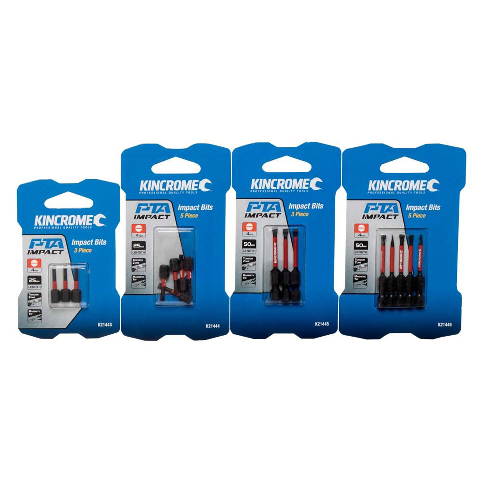 KINCROME K21459 IMPACT BIT BL 8MM 25MM 3 PCK - Image 3