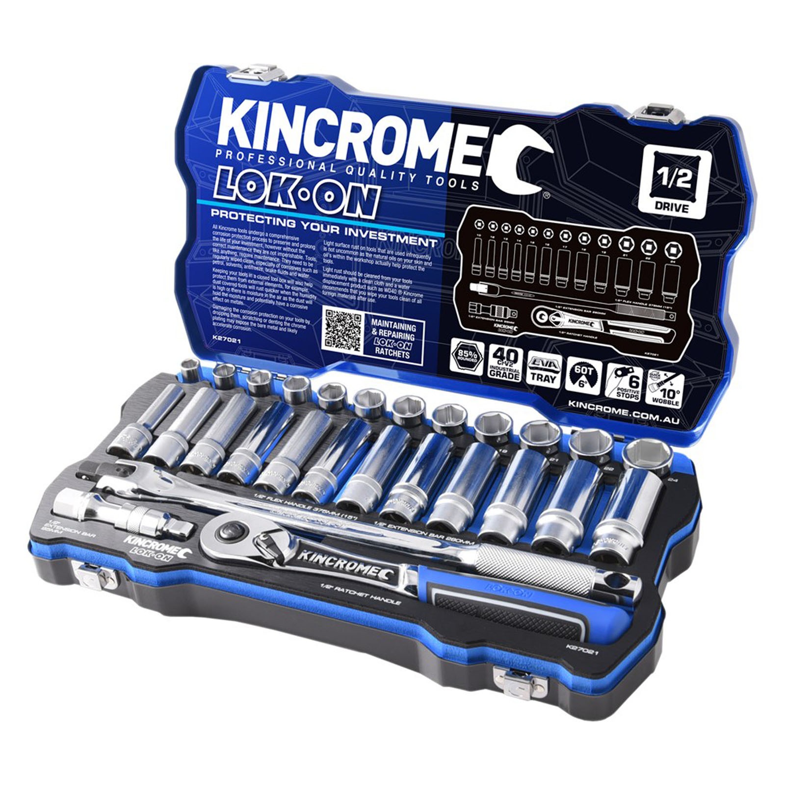 KINCROME K27021 LOKON SET 1/2 28P STD&DEEP-MET