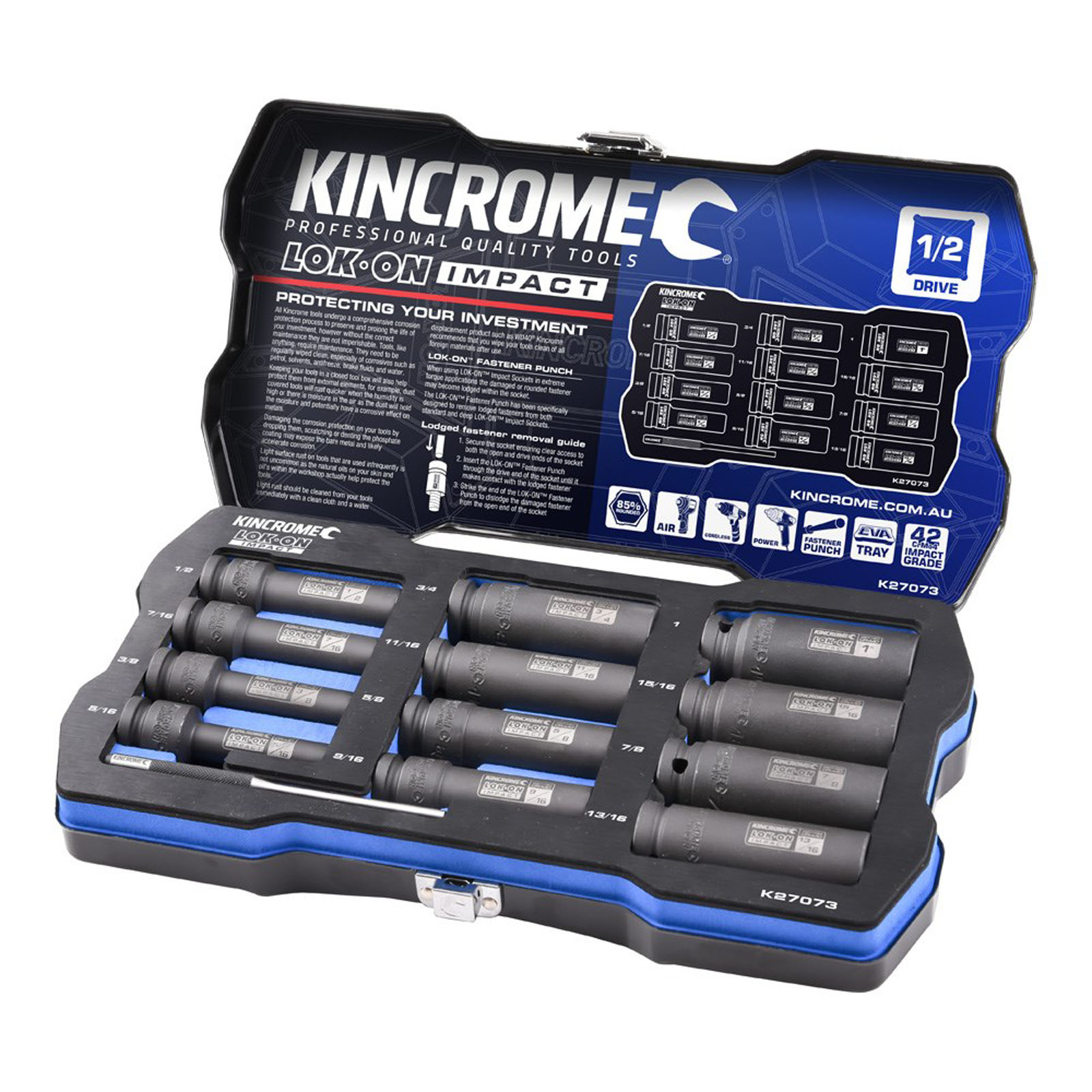 KINCROME K27073 LOKON IMP 12P 1/2 DEEP - IMP