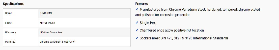 KINCROME K2800 SOCKET 1/4DR 4MM (MP) - Image 2