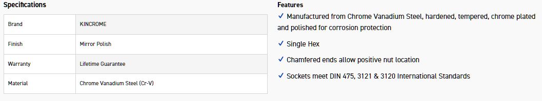 KINCROME K2801 SOCKET 1/4DR 4.5MM (MP) - Image 2