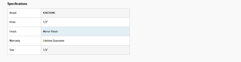KINCROME K2932 SKT ADAPTR 1/2F X 1/4M (MP) - Image 2