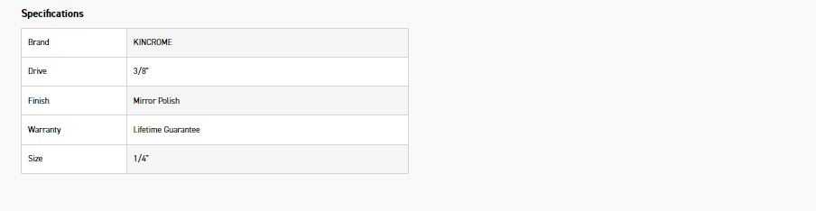 KINCROME K2936 SKT ADAPTR 3/8F X 1/4M (MP) - Image 2