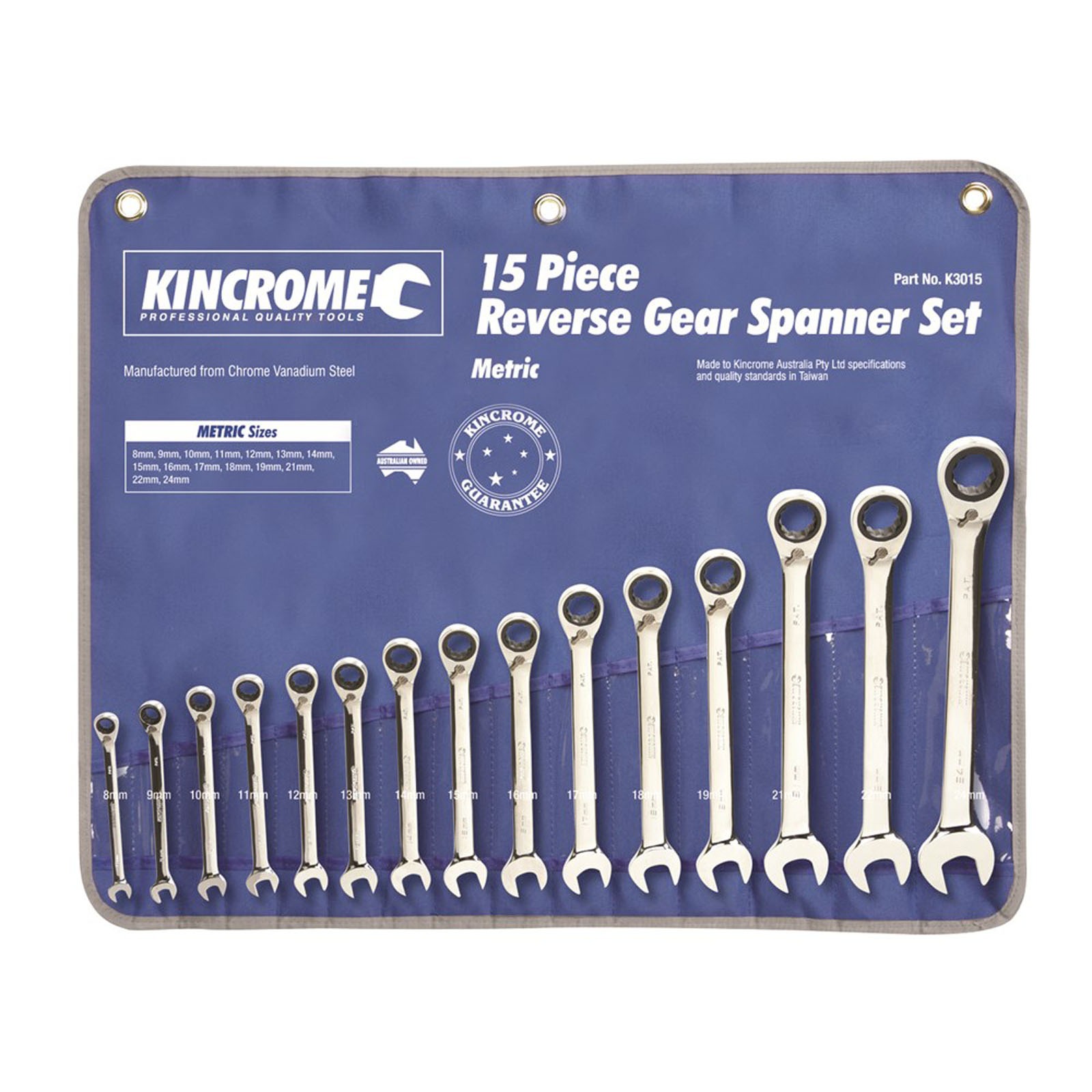KINCROME K3015 15P REVERSE GEAR SPANNER-MET