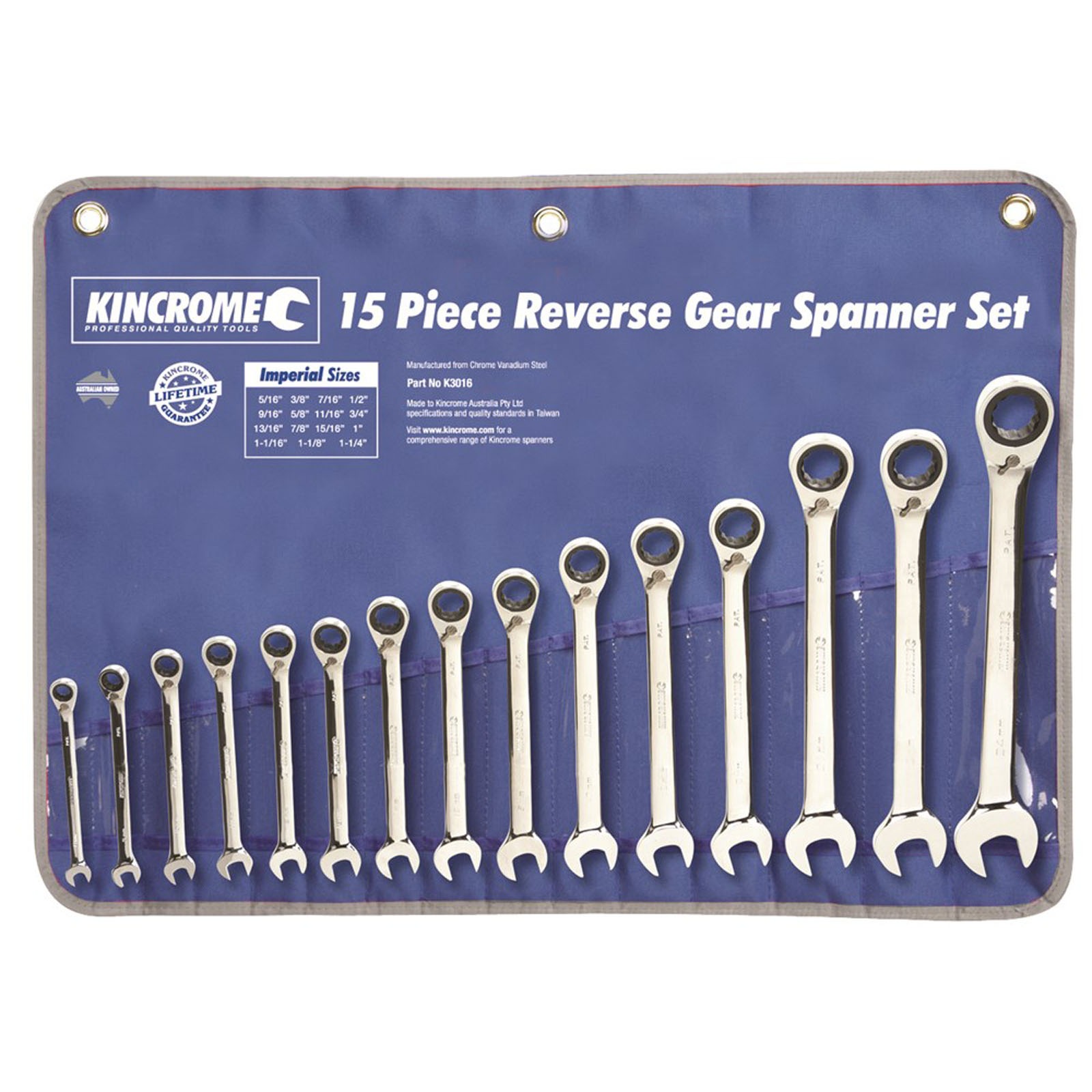 KINCROME K3016 15P REVERSE GEAR SPANNER-IMP