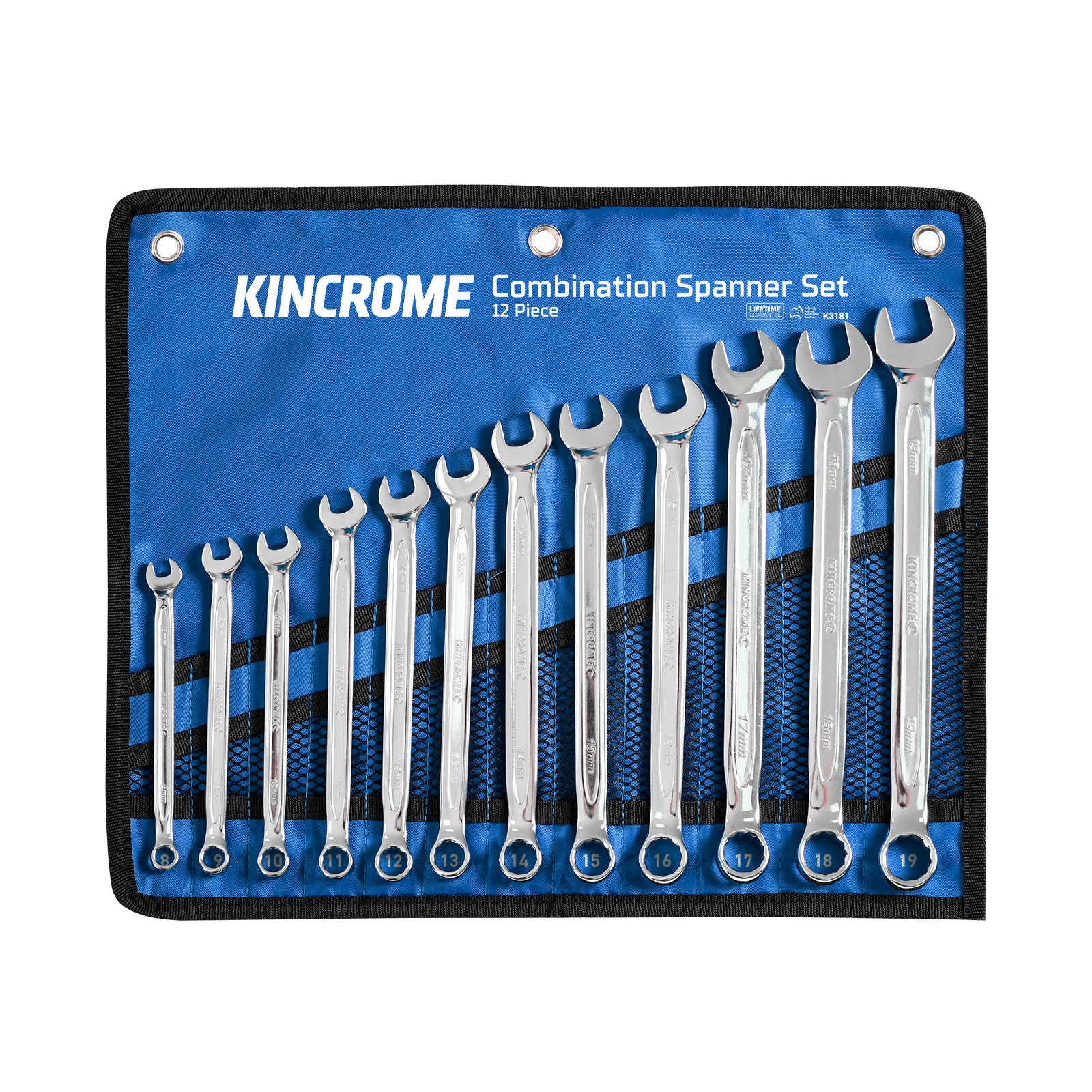 KINCROME K3181 12PC COMBO SPAN SET MET (MP)