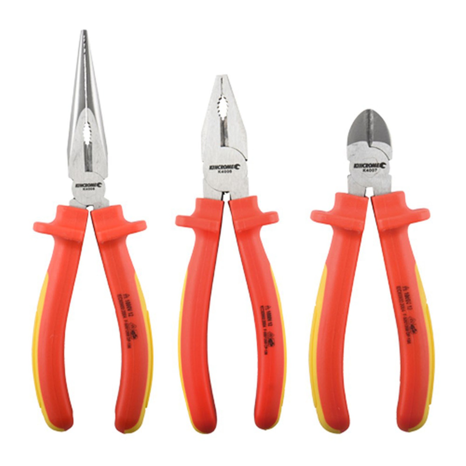 KINCROME K4005 3PCE VDE PLIER SET