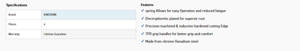 KINCROME K4225 4 PIECE MINI PLIER SET - Image 2