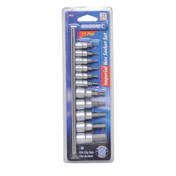 KINCROME K5024 HEX SKT SET 11PCE AF - Image 2