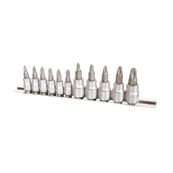 KINCROME K5026 PHILLIPS SKT SET 11PCE MET