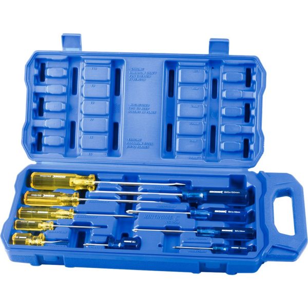 KINCROME K5052 SCREWDRIVER SET ACETATE 10PC
