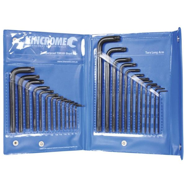 KINCROME K5055 25PCE T'PROOF & TORX SET