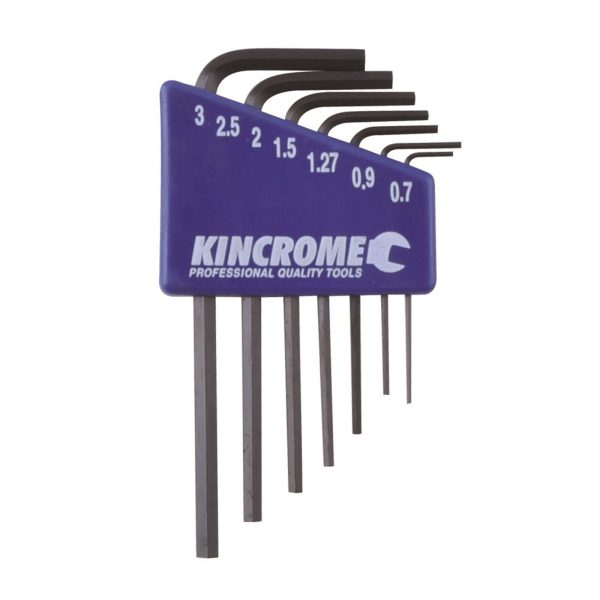 KINCROME K5085 MINI HEX KEY WRENCH SET 7PCE M