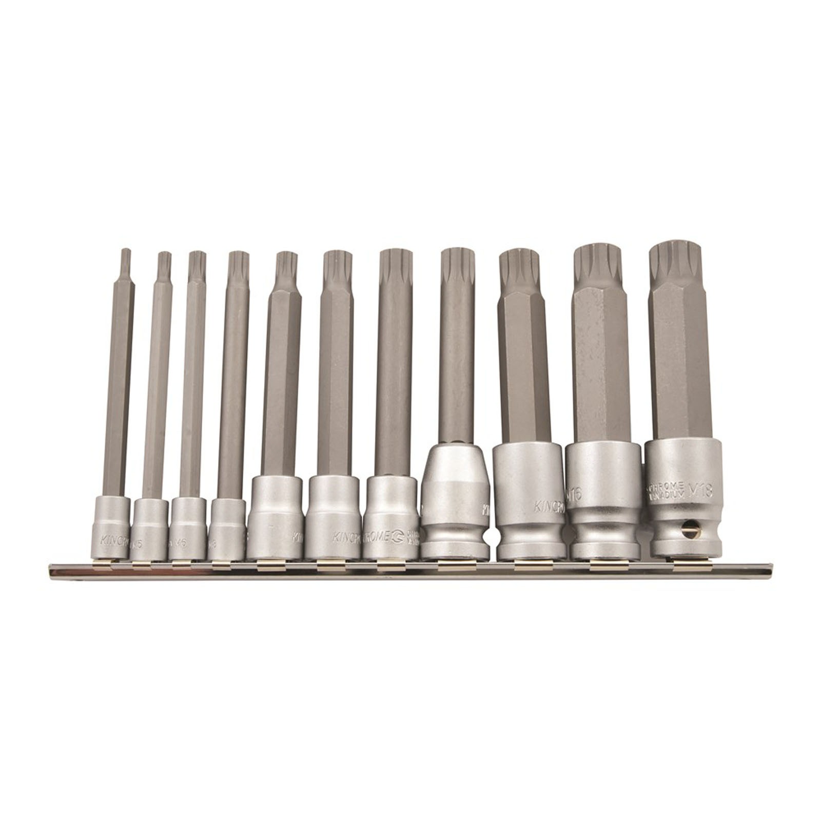 KINCROME K5227 SPLINE BIT SET 11PCE 100MM