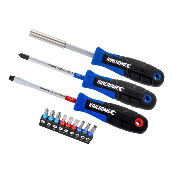 KINCROME K5516 S/DRIVER SET TORQUEMASTER 12P
