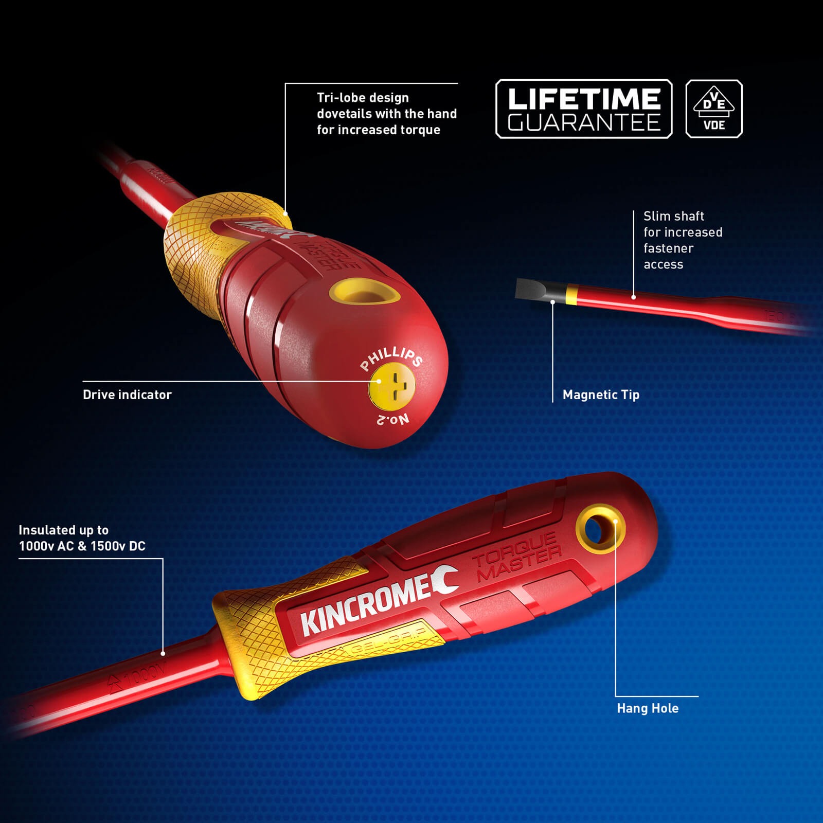 KINCROME K5601 VDE TORQUEMASTER PH0 X 60MM - Image 3