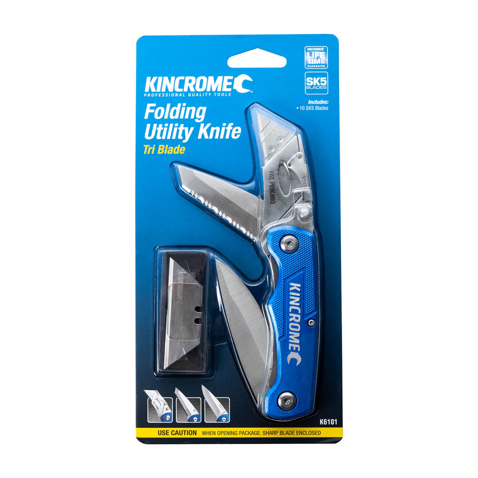 KINCROME K6101 FOLDING UTILITY TRI BLADE - Image 3