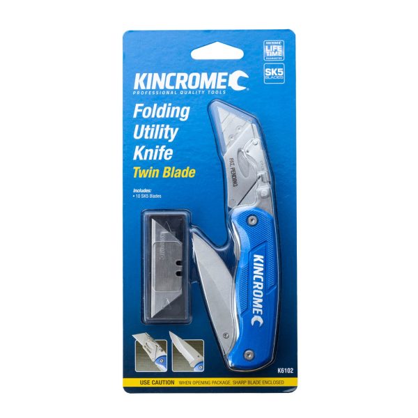 KINCROME K6102 FOLDING UTILITY TWIN BLADE - Image 3