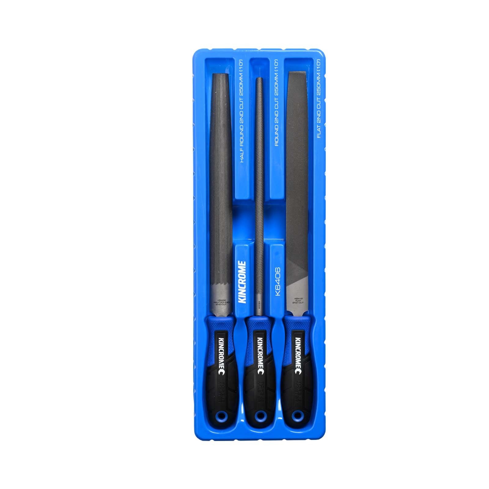 KINCROME K6406 FILE SET 250MM (10") 3 PIECE - Image 3