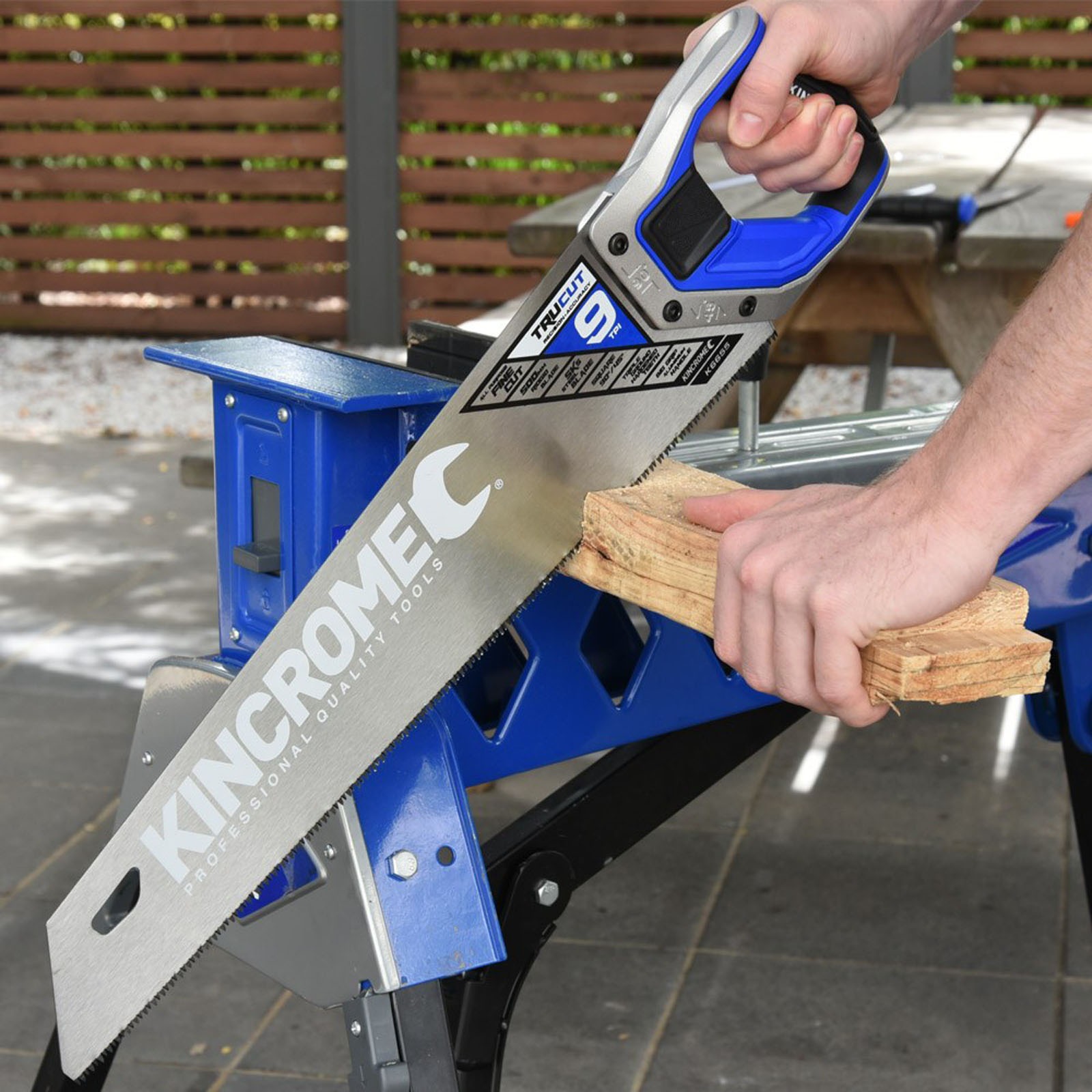KINCROME K6655 HANDSAW ALUMINIUM GRIP 500MM - Image 2