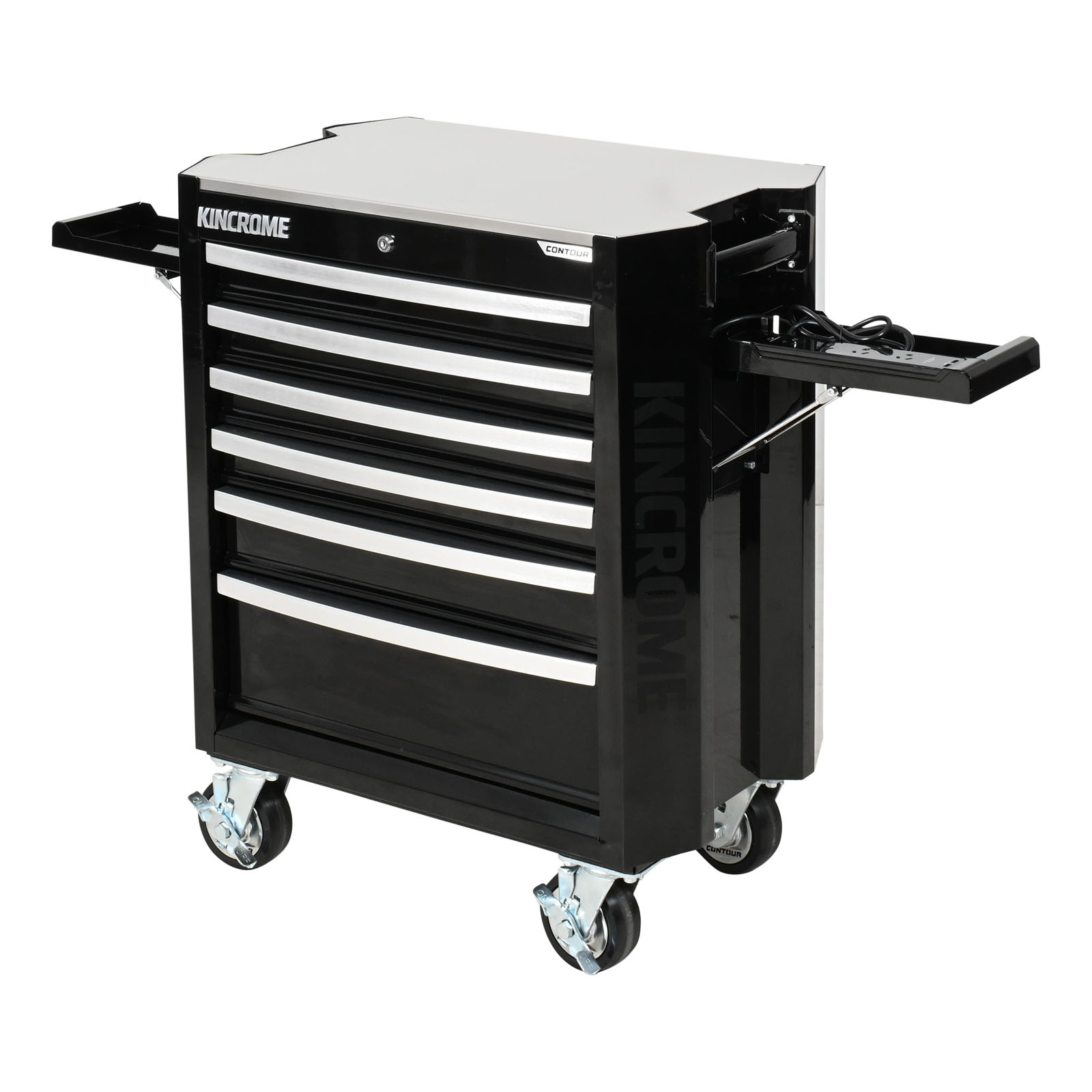 KINCROME K72926B 6DR 29" TROLLEY CONTOUR - BLK
