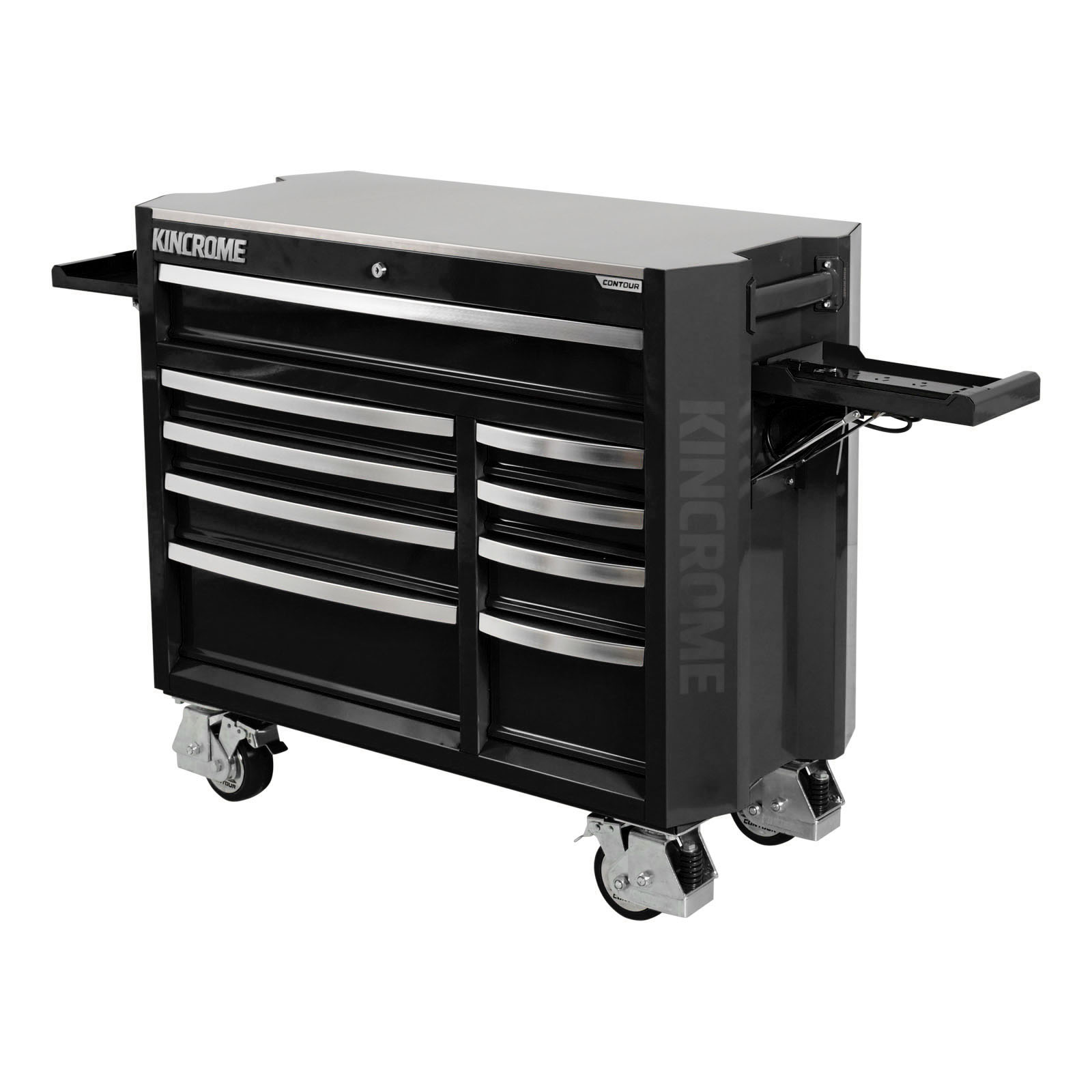 KINCROME K74229B 9DR 42" TROLLEY CONTOUR - BLK