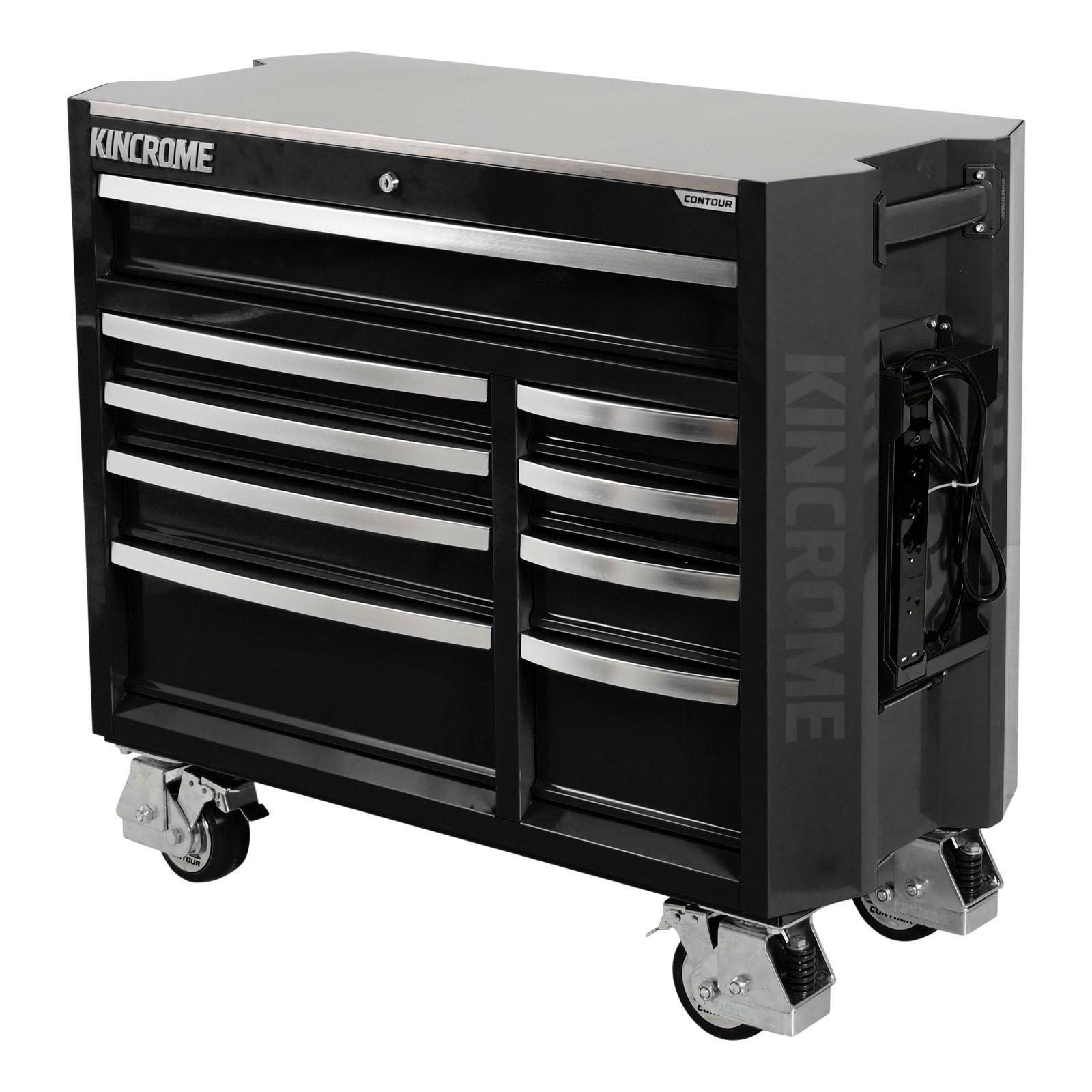 KINCROME K74229B 9DR 42" TROLLEY CONTOUR - BLK - Image 2