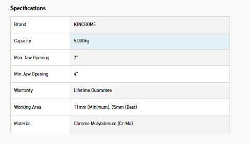 KINCROME K8154 5 TON RATCHETING GEAR PULLER - Image 2