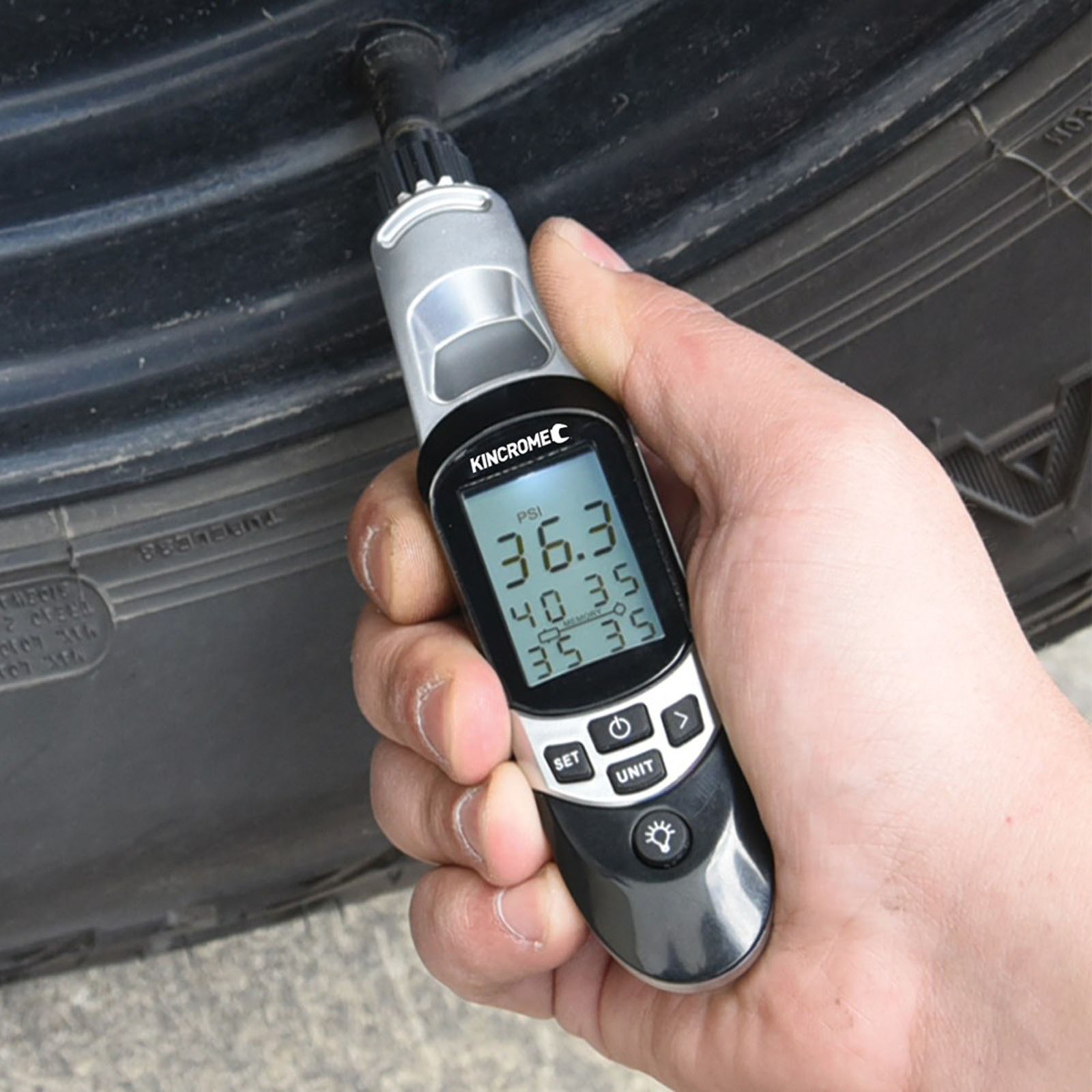KINCROME K8310 SMART TYRE GAUGE (TYRE AIR PRESSURE GAUGE) - Image 3