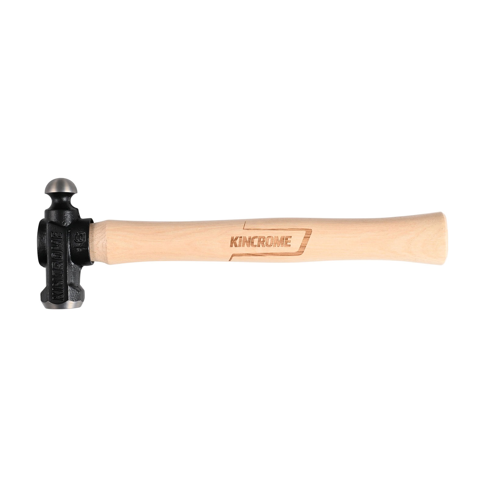 KINCROME K9308 BALL PEIN HAMMER 16OZ-HICKORY