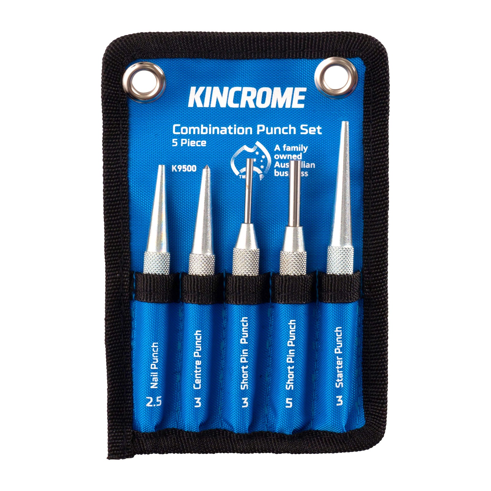 KINCROME K9500 COMBINATION PUNCH SET 5 PIECE
