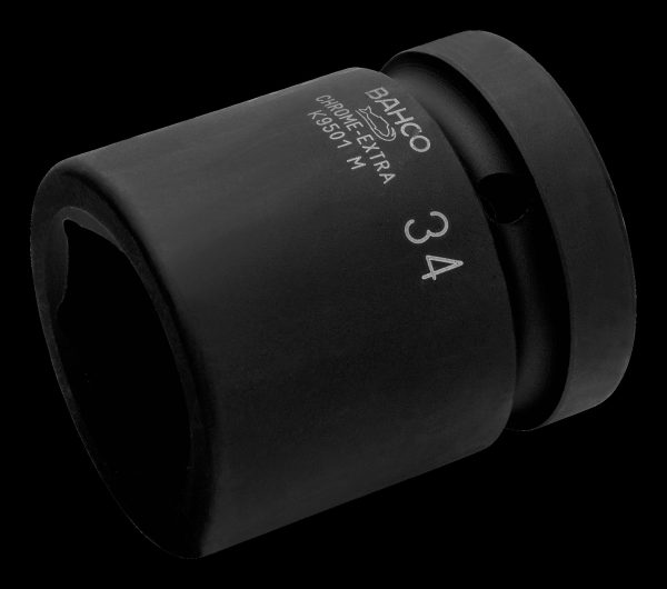 Bahco 1" Square Drive Impact Socket with 65 mm Hex Profile and Phosphate Finish