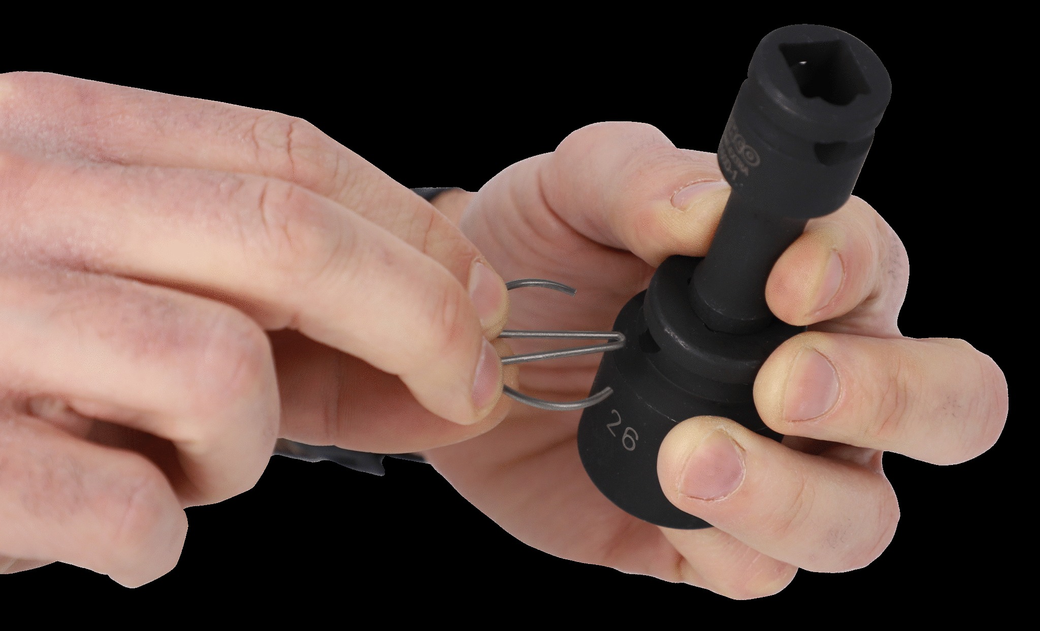 Bahco 1" Square Drive Impact Socket with 70 mm Hex Profile and Phosphate Finish - Image 4