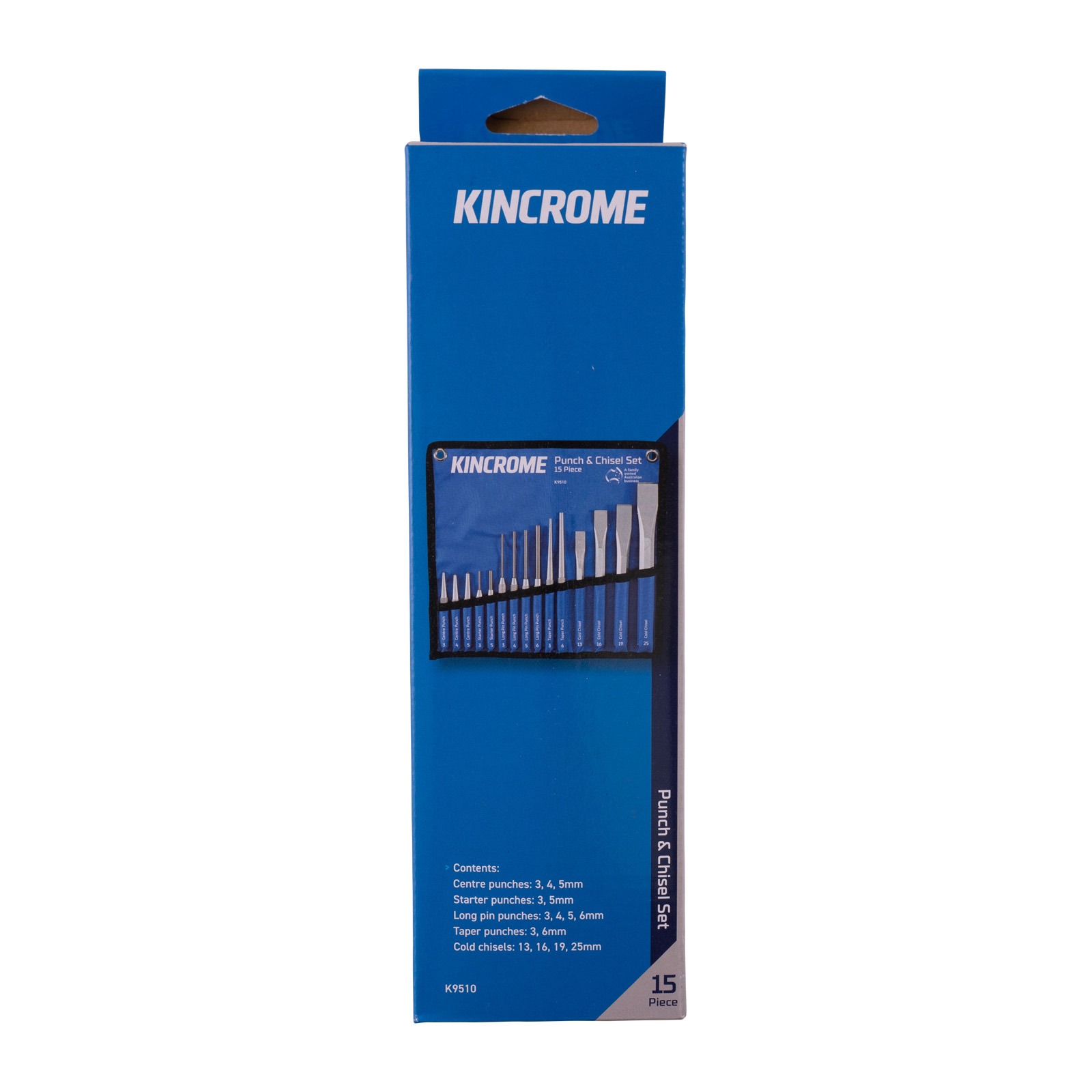 KINCROME K9510 PUNCH & CHISEL SET 15 PIECE - Image 2
