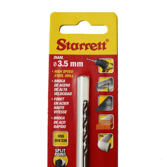 Starrett - HSS SPLIT POINT 3.5X70MM