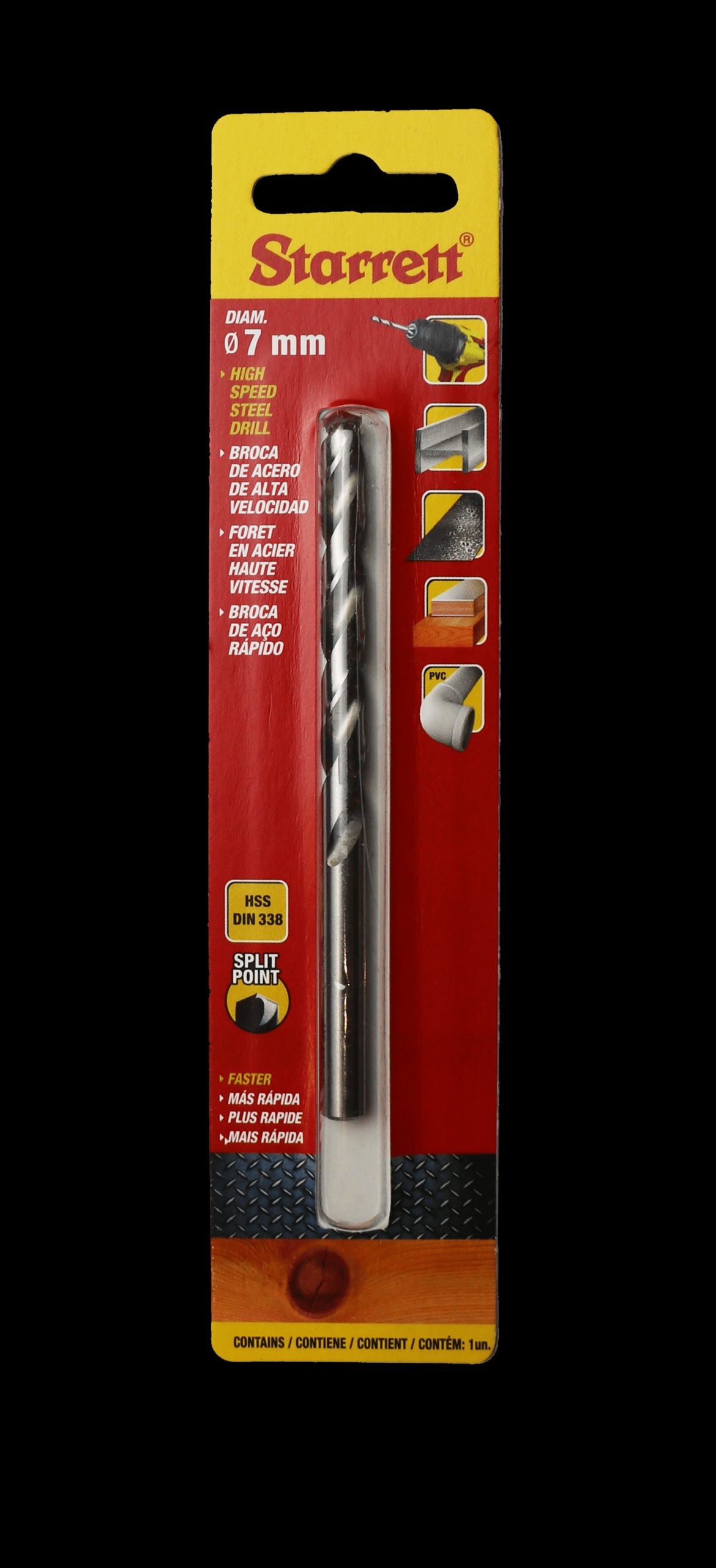 Starrett - HSS SPLIT POINT 7X109MM