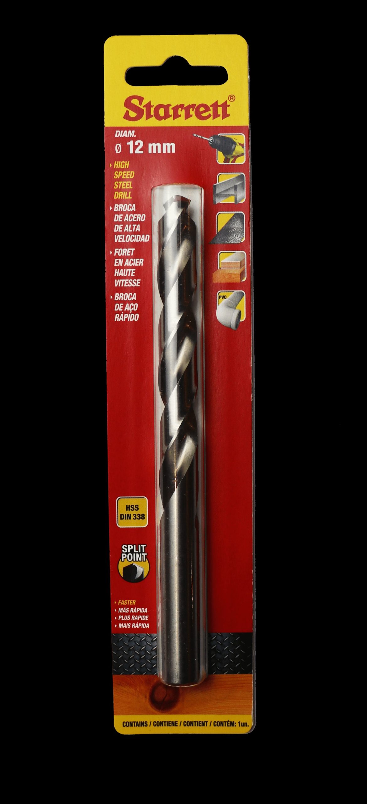 Starrett - HSS SPLIT POINT 12X151MM
