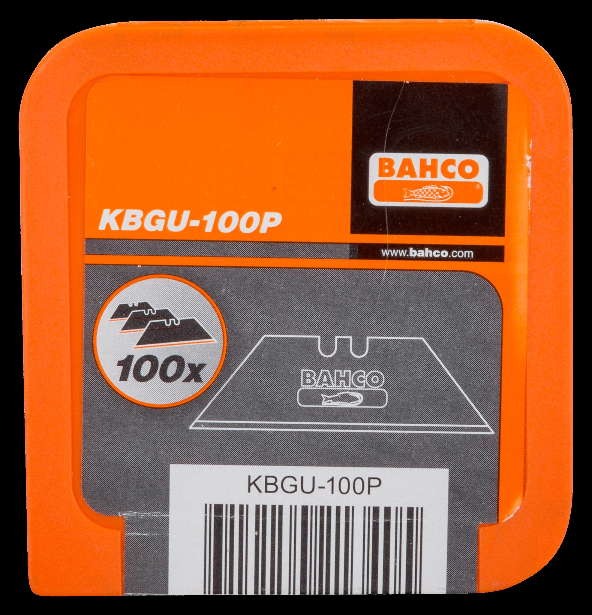 Bahco Trapezoidal Blade for Utility Knife - 100 Pcs - Image 2