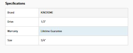 KINCROME KC1234C ADAPTOR 1/2F X 3/4M - Image 2