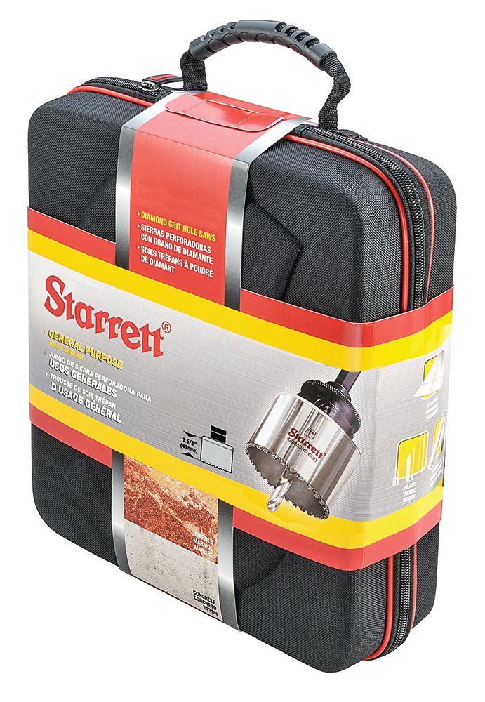 Starrett - 13 Piece Diamond Grit Hole Saw Kit - Image 2