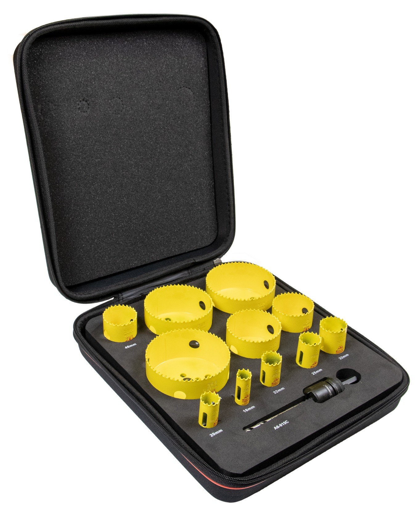 Starrett - Bi-Metal Fast Cut 11 Pc Electricians Kit With Kwik Change Arbors