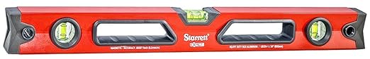 Starrett Exact 24'' Aluminum Magnetic Box Beam Level KLBX24-1-N Box Beam Level