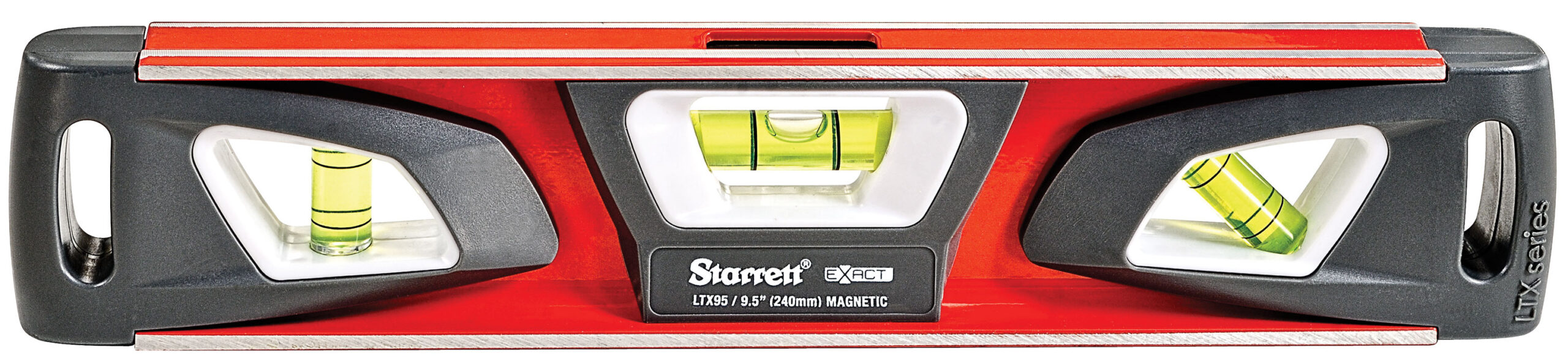 Starrett Exact 9.5 Aluminium Torpedo Level - Magnetic Base 3 Vials KLTX95-N Torpedo Level