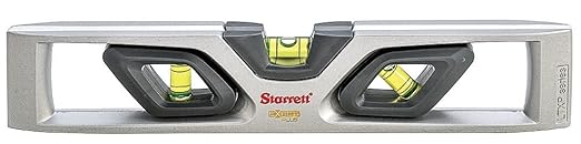 Starrett Exact Plus 10'' Aluminum Die-Cast Magnetic Torpedo Level KLTXP10-N Torpedo Level