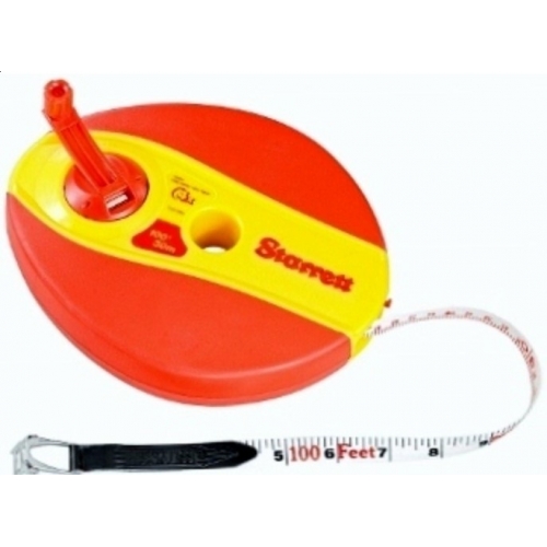 Starrett Starrett 1/2 X 30m Fiberglass Metric Long Tape Graduated In Millimeters KTS538-30M-N 1/2 X 30m Fiberglass Metric Long Tape Graduated In Millimeters